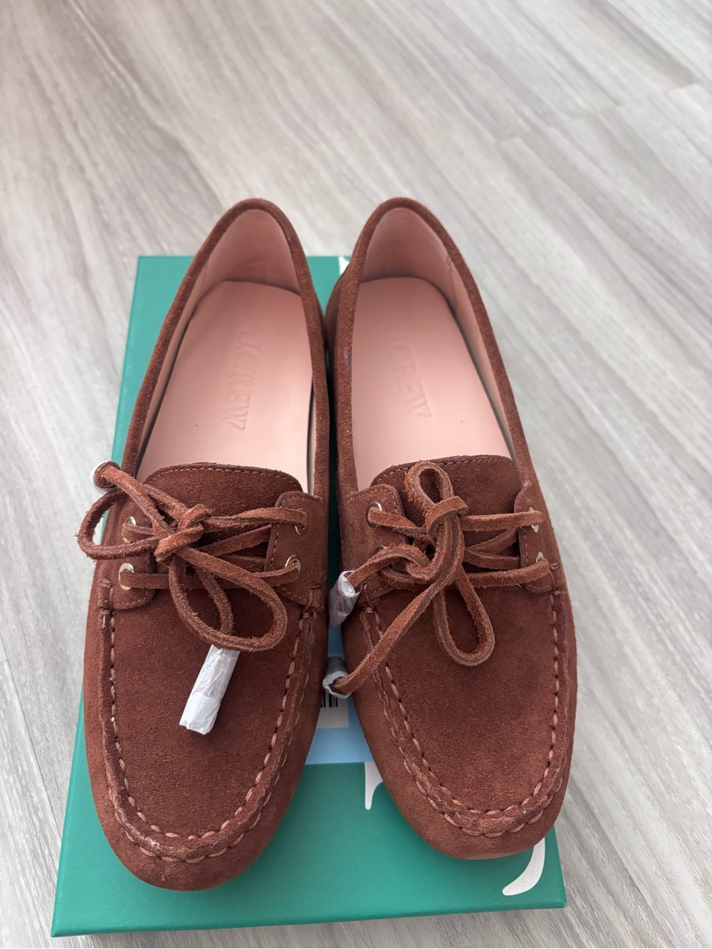 J. Crew Driving Loafers in Suede, NWT, Size 6